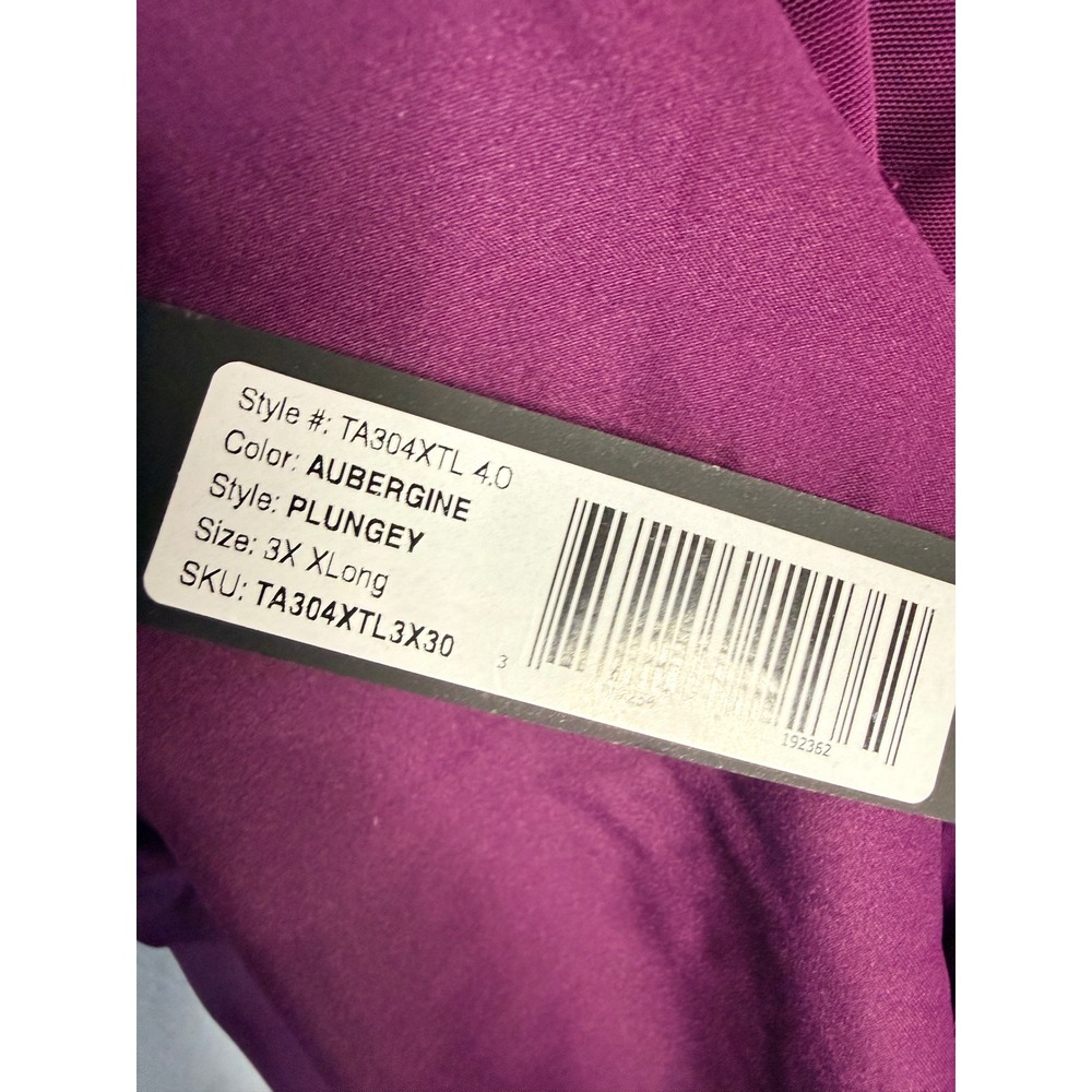 Ta3 Plungey Aubergine One Piece Swim 3XL X-Long NWT - Picture 7 of 7